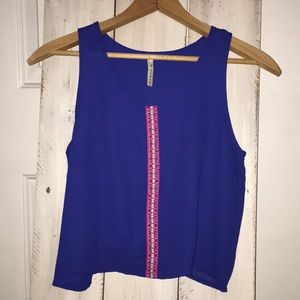 B Jewel silky tank